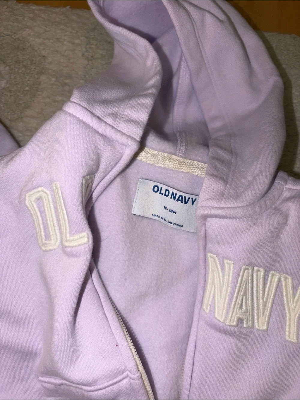Old Navy Lavender Hooded Sweatshirt & Jogger Set for Kids